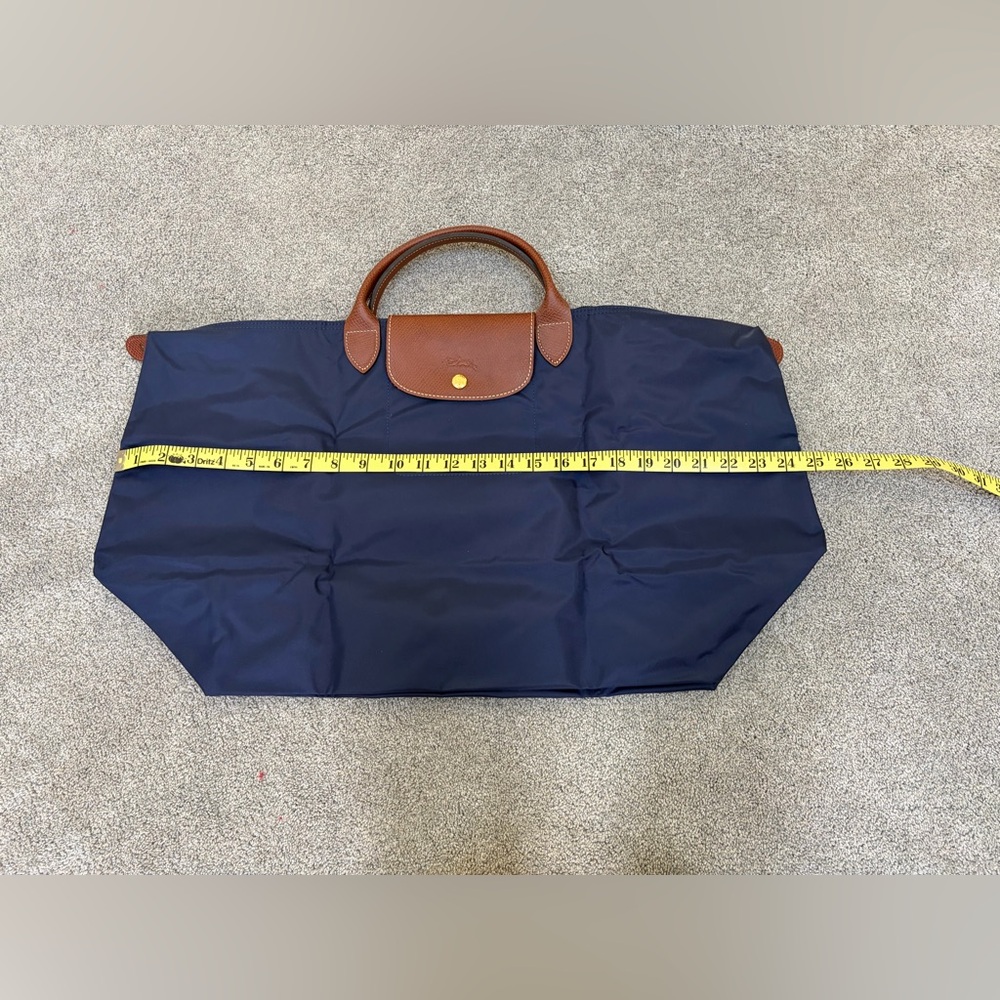 Longchamp Large Le Pliage Original Travel Bag Plum - Picture 8 of 10